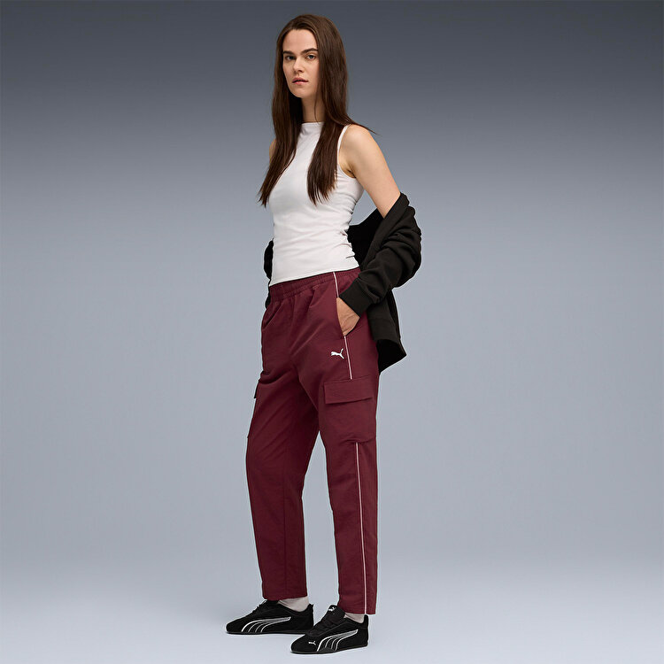 Puma Short Woven Kadın Bordo Pantolon