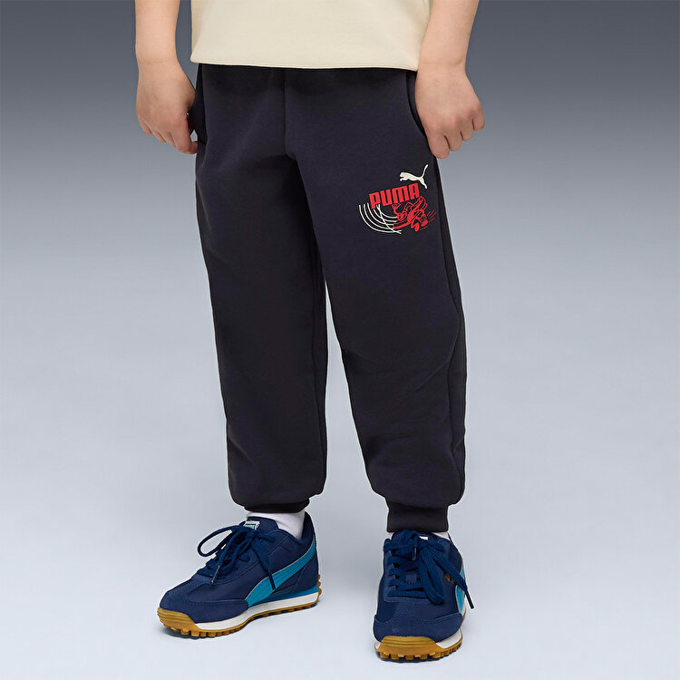Puma Little Runners Çocuk Siyah Eşofman Altı