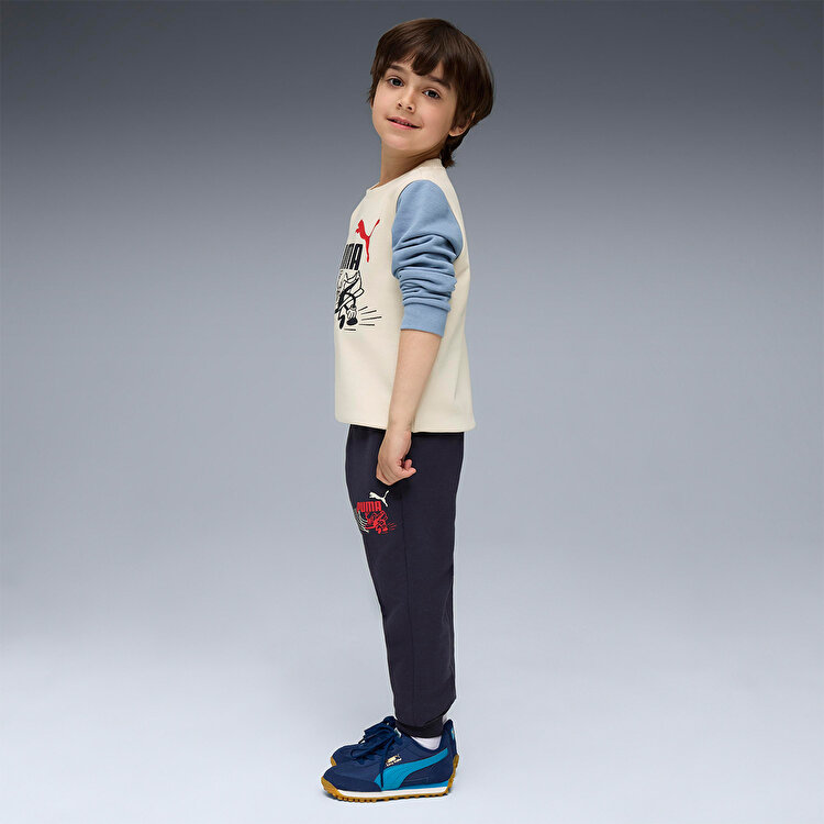 Puma Little Runners Çocuk Siyah Eşofman Altı
