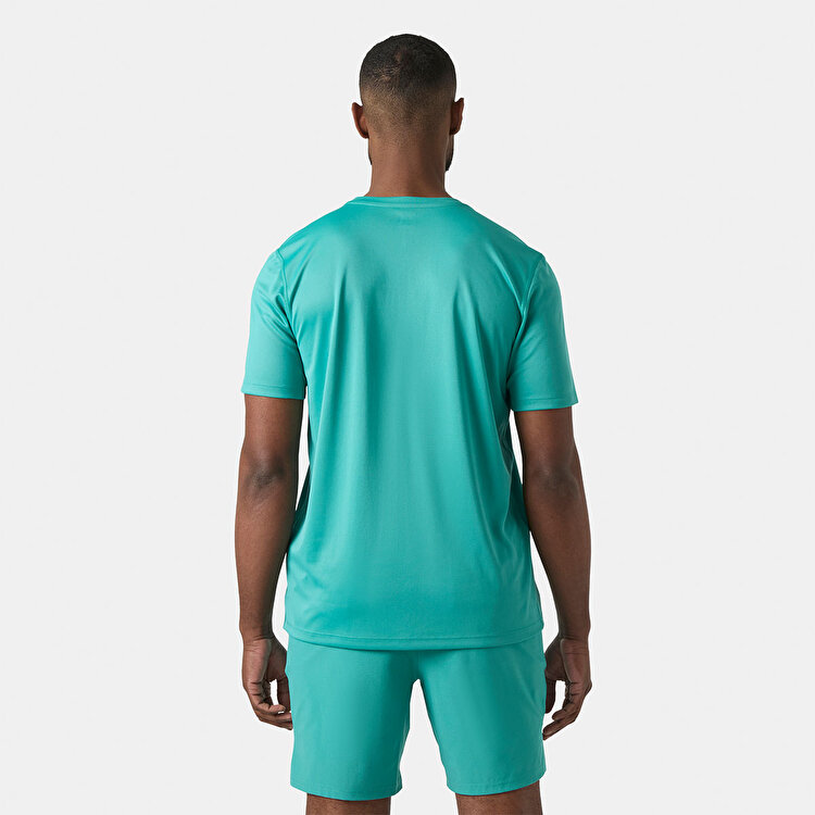 Helly Hansen Tech Graphic 2.0 Erkek Turkuaz Tişört