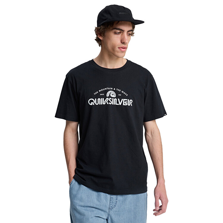 Quiksilver Ev Vista Erkek Siyah Tişört