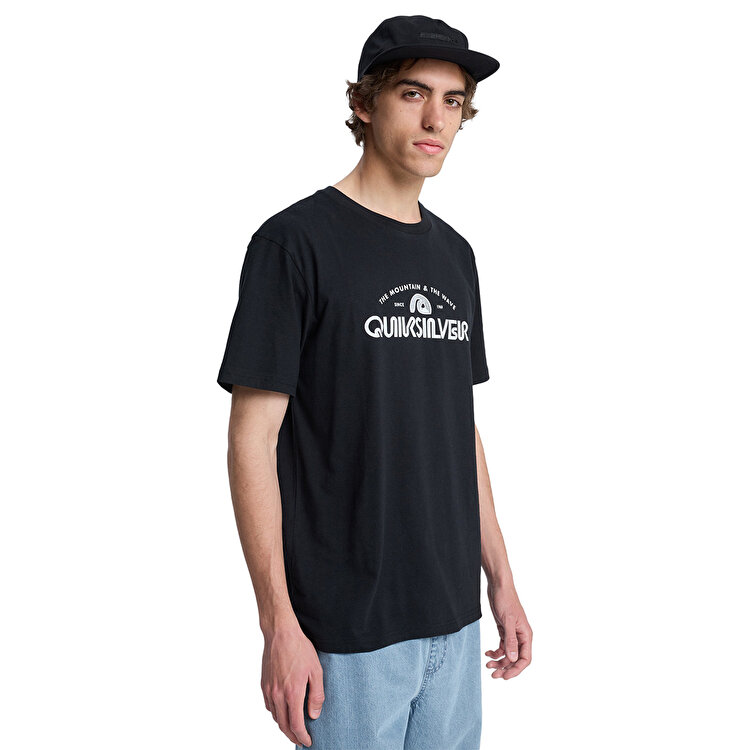 Quiksilver Ev Vista Erkek Siyah Tişört