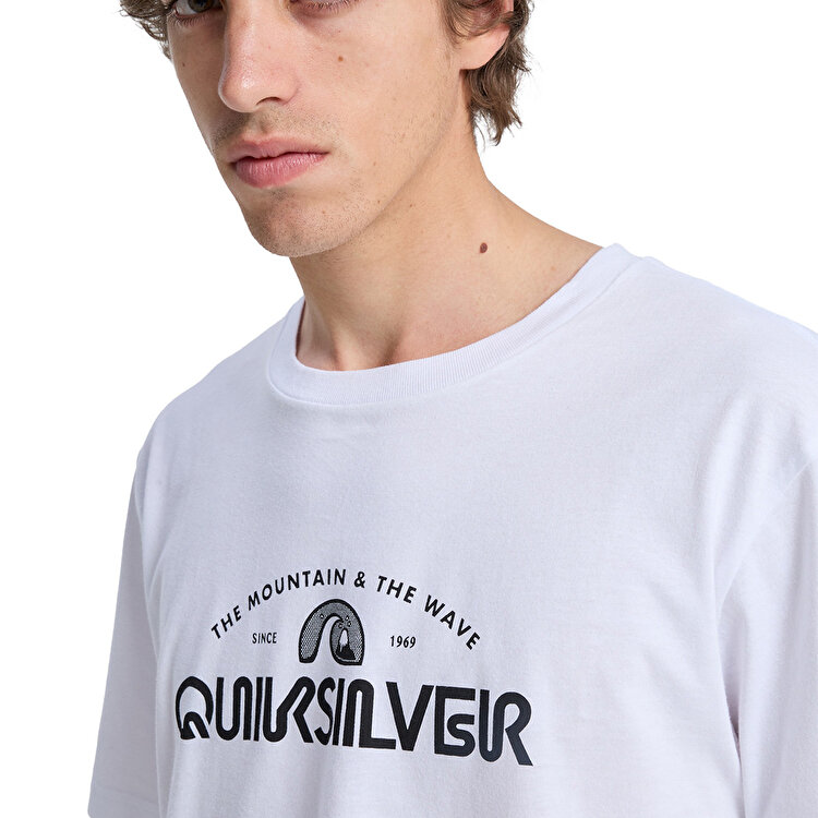 Quiksilver Ev Vista Erkek Beyaz Tişört