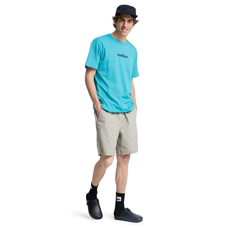 Quiksilver Fineline Erkek Mavi Tişört