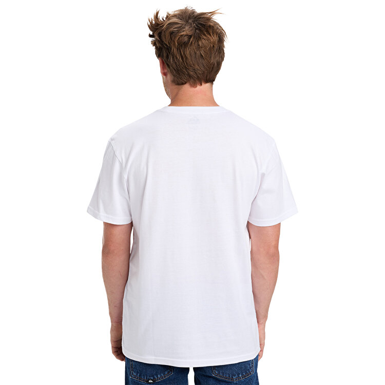 Quiksilver Fineline Erkek Beyaz Tişört