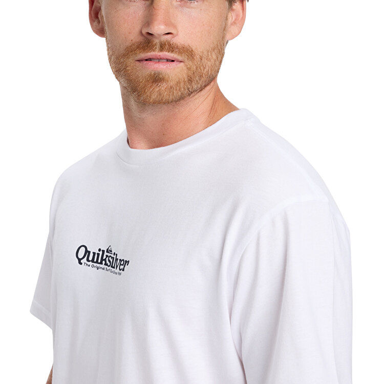 Quiksilver Fineline Erkek Beyaz Tişört