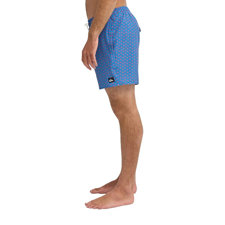 Quiksilver Stretch Printed Erkek Mavi Mayo
