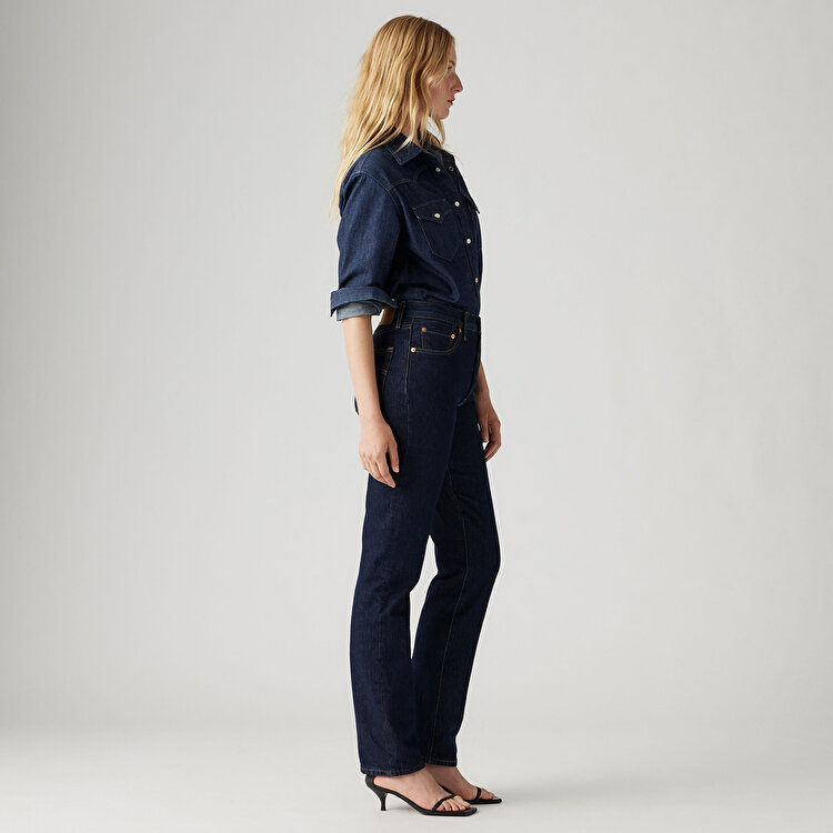 Levi's 501 Kadın Lacivert Jean