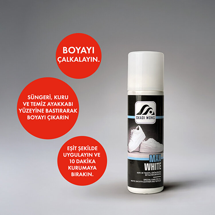 Skadi Mons Max White Beyaz Ayakkabı Boyası