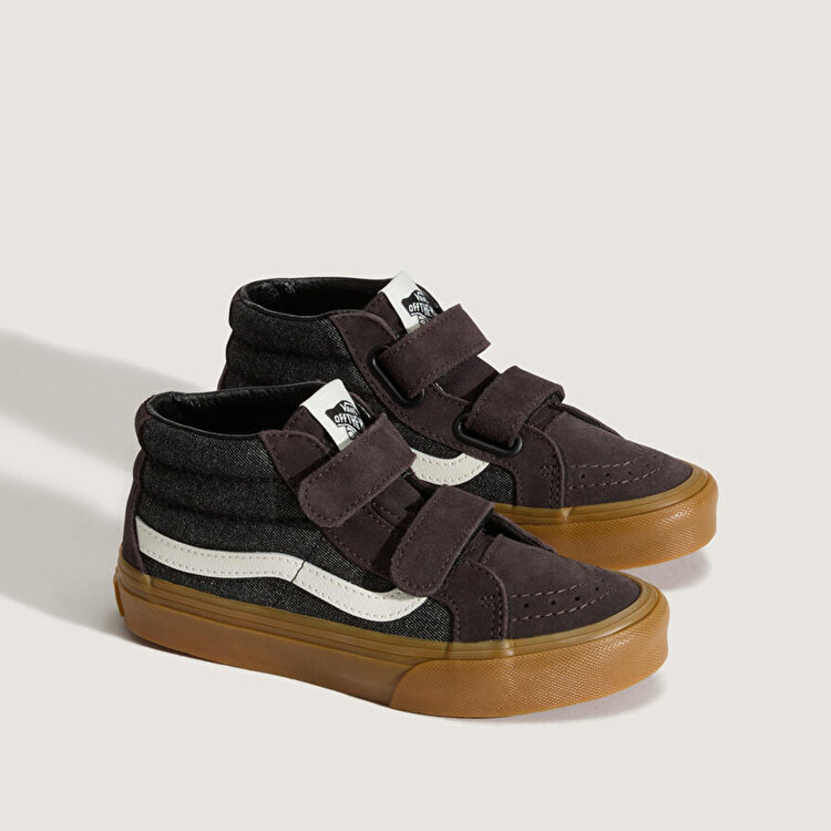 Vans Siyah Vans SK8 Hi Sk8-Hi Mid Reissue V Çocuk Sneaker