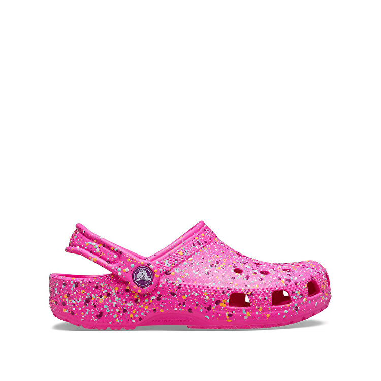 Crocs Classic Paint Splatter Clog Kız Çocuk Pembe Terlik