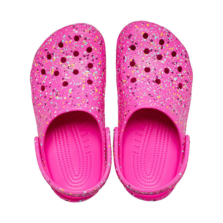 Crocs Classic Paint Splatter Clog Kız Çocuk Pembe Terlik