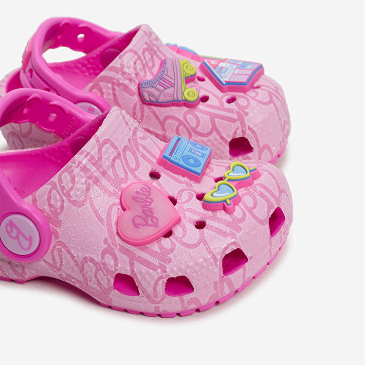 Crocs Mattel Pink Barbie Classic Clog Bebek Pembe Terlik