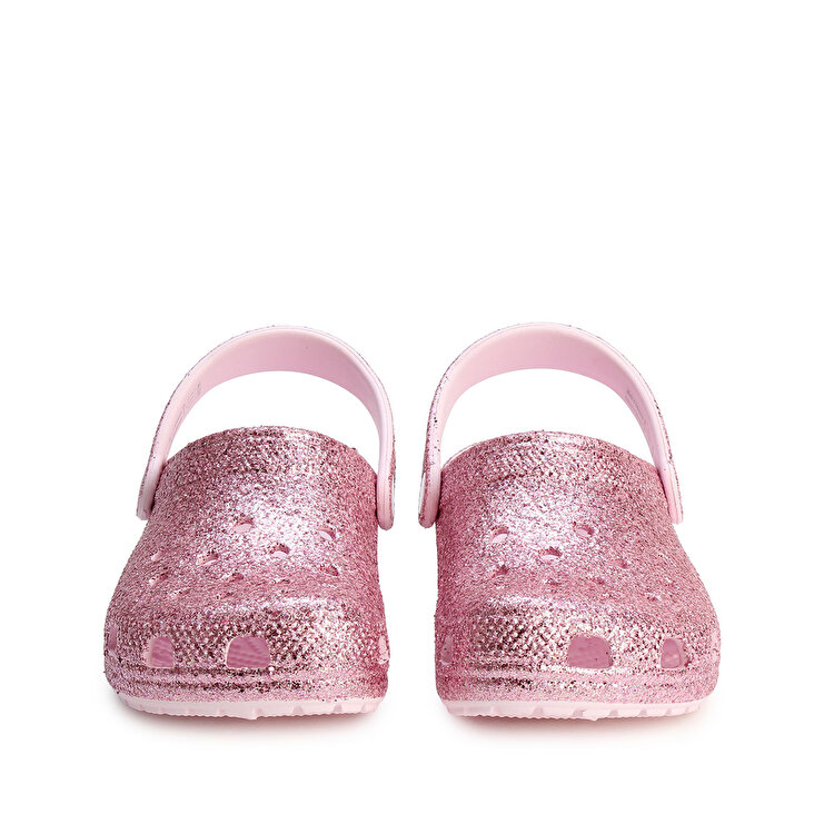 Crocs Classic Chunky Glitter Clog Kız Çocuk Pembe Terlik