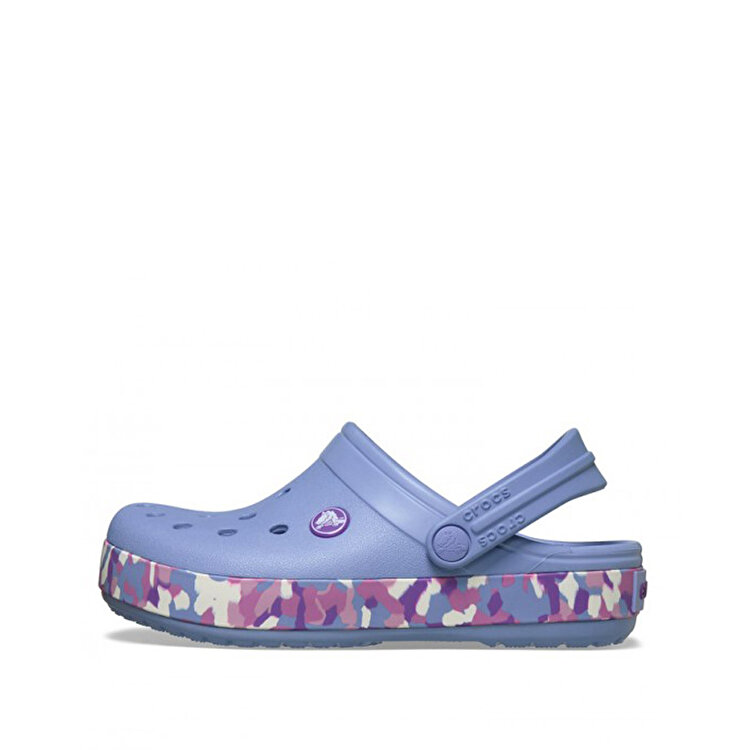 Crocs Crogband Glow Confetti Band Clog Kız Çocuk Mor Terlik