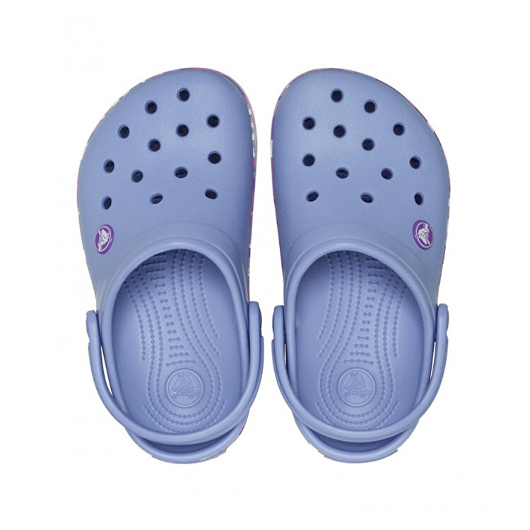 Crocs Crogband Glow Confetti Band Clog Kız Çocuk Mor Terlik