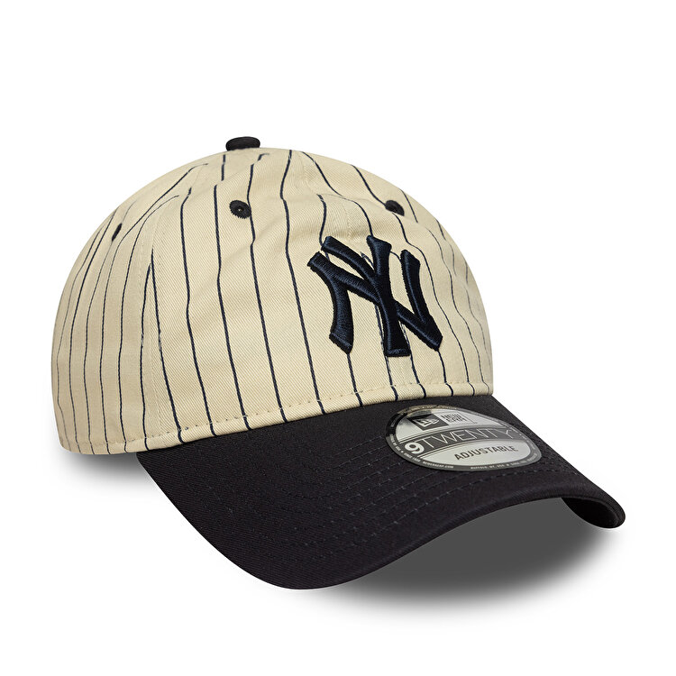 New Era Pinstripe 9 Twenty Neyyan Bej Şapka