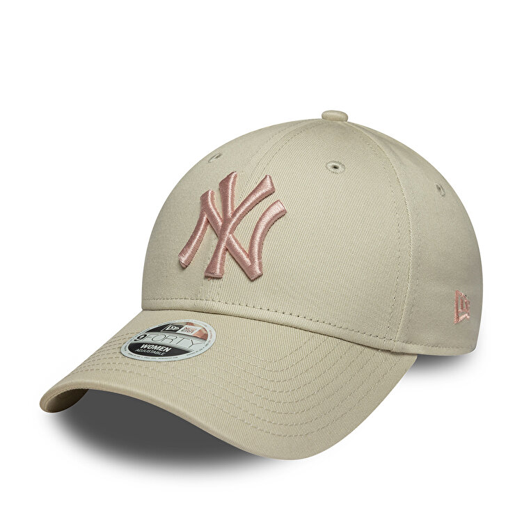 New Era League Essential 9 Forty Neyyan Kadın Bej Şapka