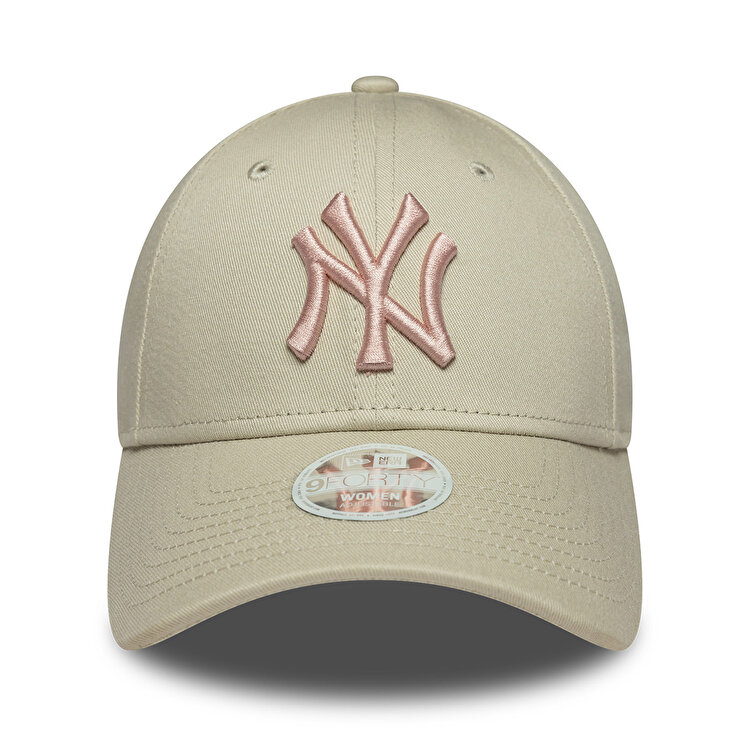 New Era League Essential 9 Forty Neyyan Kadın Bej Şapka
