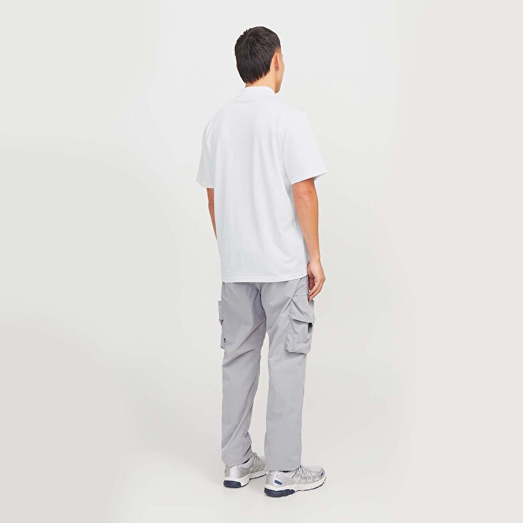 Jack&Jones Fusion Pique Erkek Beyaz Polo Yaka Tişört