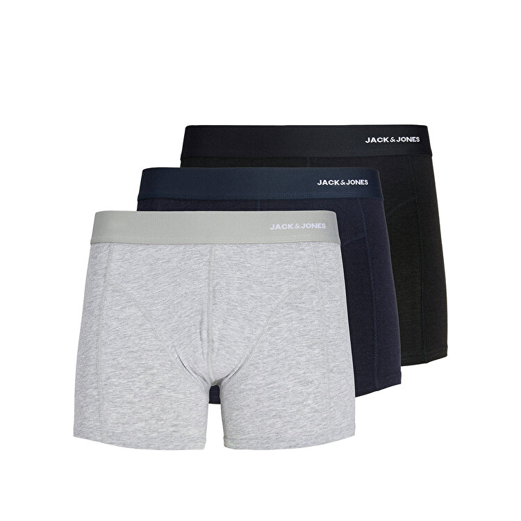 Jack&Jones Gabriel Bamboo 3' lü Erkek Siyah Boxer