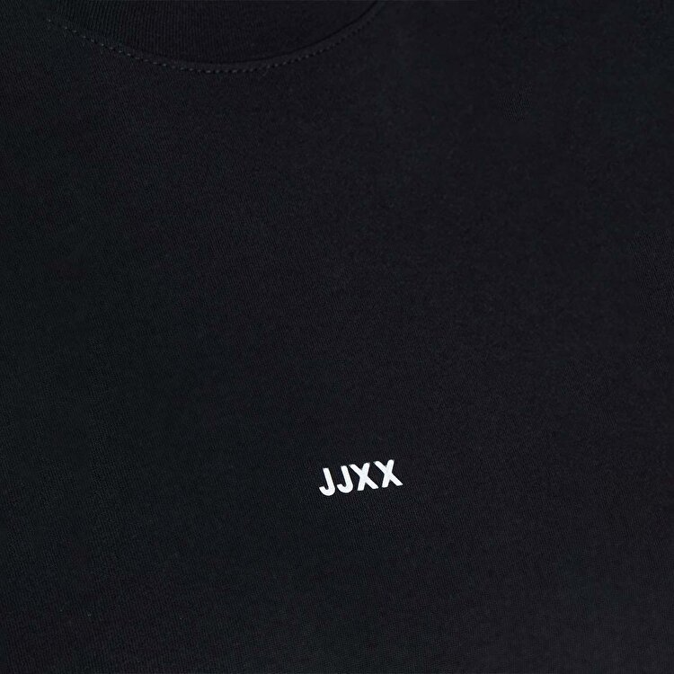 JJXX Andrea Loose Ss Logo Kadın Siyah Tişört