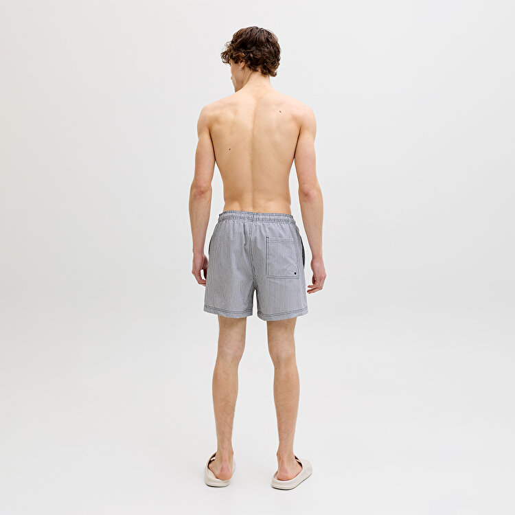 Jack&Jones Maui Ocean Seersucker Erkek Lacivert Mayo