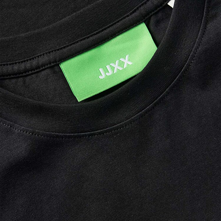 JJXX Andrea Loose Ss Cropped Kadın Siyah Tişört