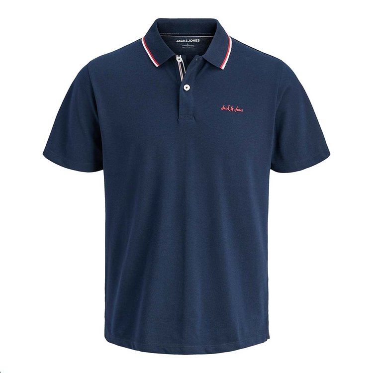 Jack&Jones Blaze Erkek Lacivert Polo Yaka Tişört 12288376-NVY