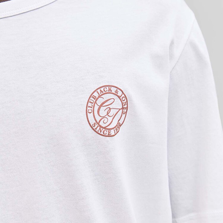 Jack&Jones Alliance Erkek Beyaz Tişört
