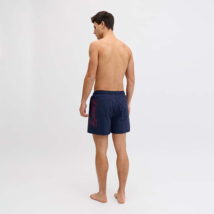 Jack&Jones Maui Wave Logo Regular Erkek Lacivert Mayo