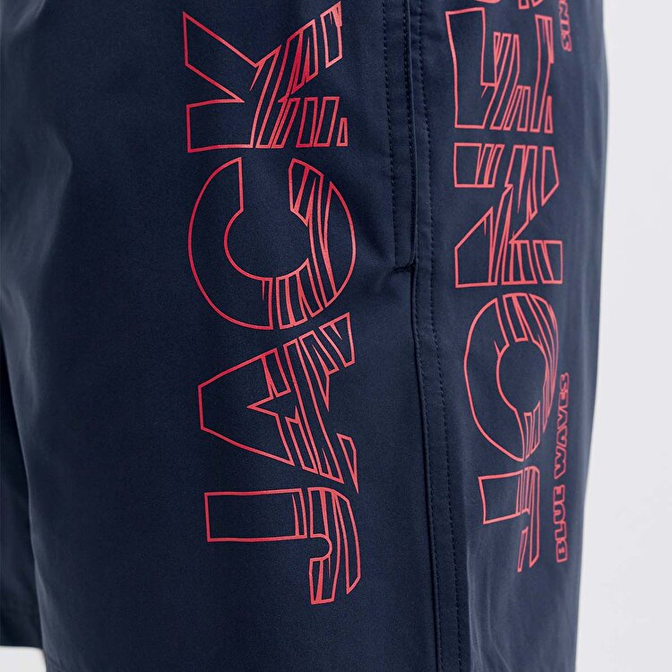 Jack&Jones Maui Wave Logo Regular Erkek Lacivert Mayo