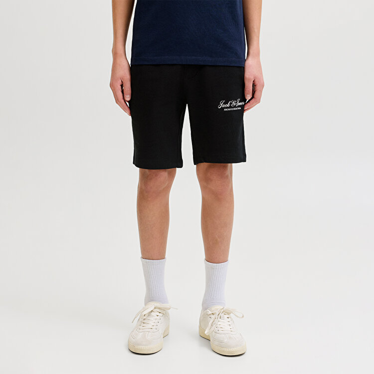 Jack&Jones Gordon Archive Sweat Shorts Mid Erkek Çocuk Siyah Şort