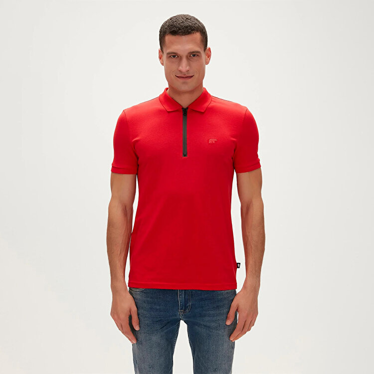 Bad Bear Cord Erkek Kırmızı Polo Yaka Tişört