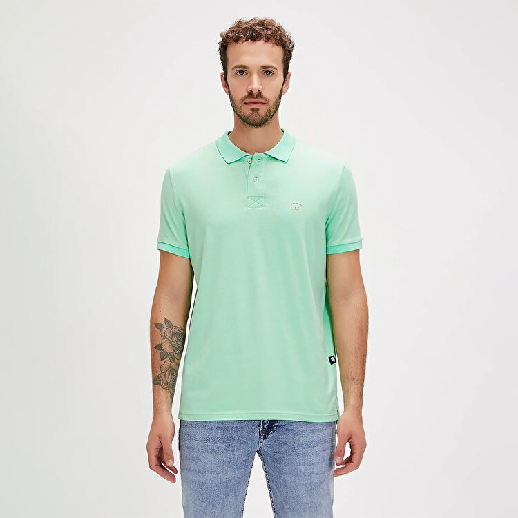 Bad Bear Pure Erkek Yeşil Polo Yaka Tişört