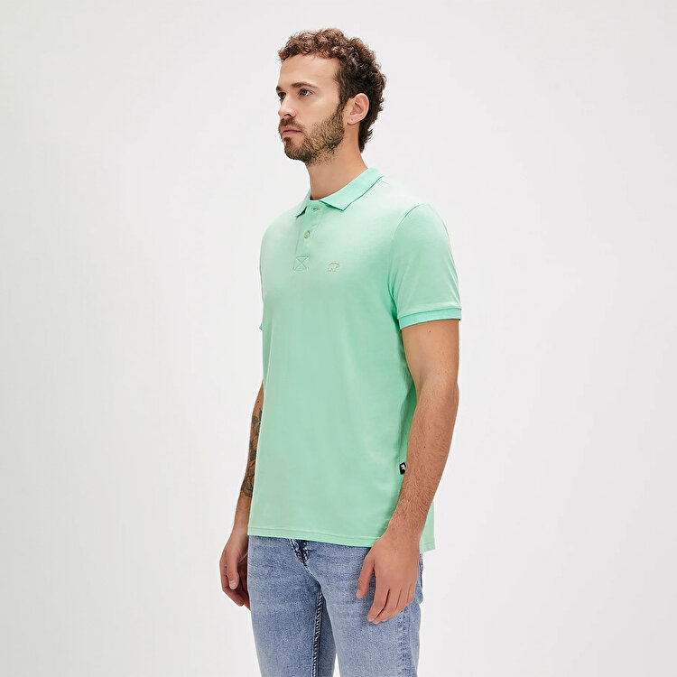 Bad Bear Pure Erkek Yeşil Polo Yaka Tişört