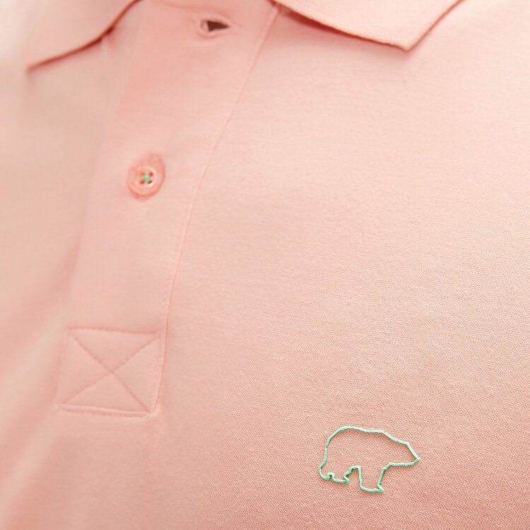 Bad Bear Pure Erkek Pembe Polo Yaka Tişört