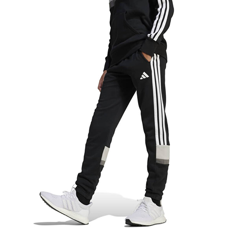 adidas 3 Stripes Tiberio Çocuk Siyah Eşofman Altı