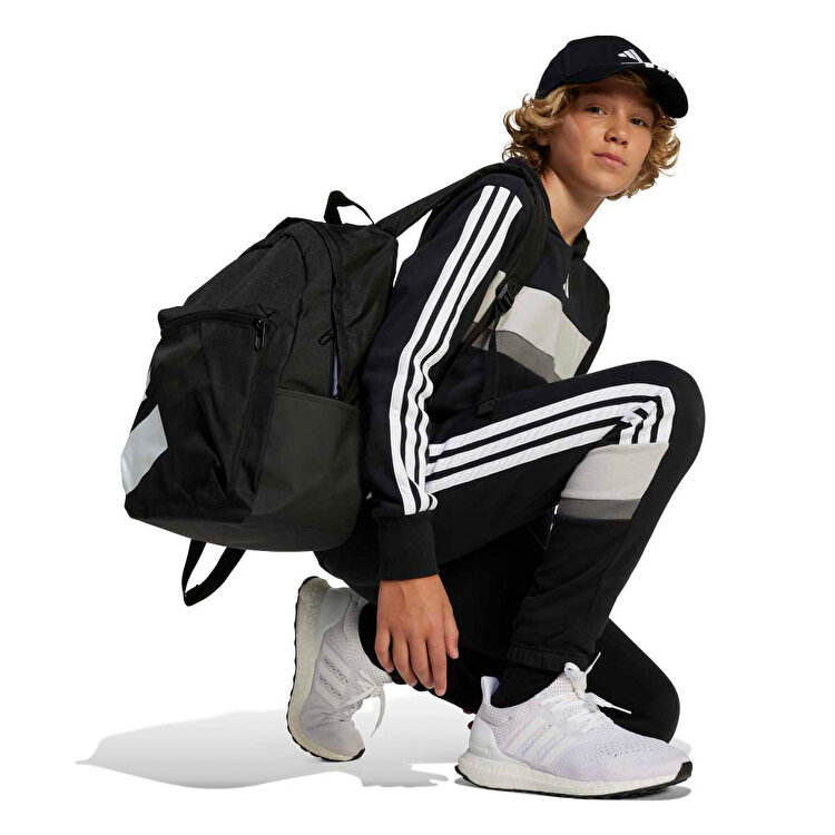 adidas 3 Stripes Tiberio Çocuk Siyah Eşofman Altı