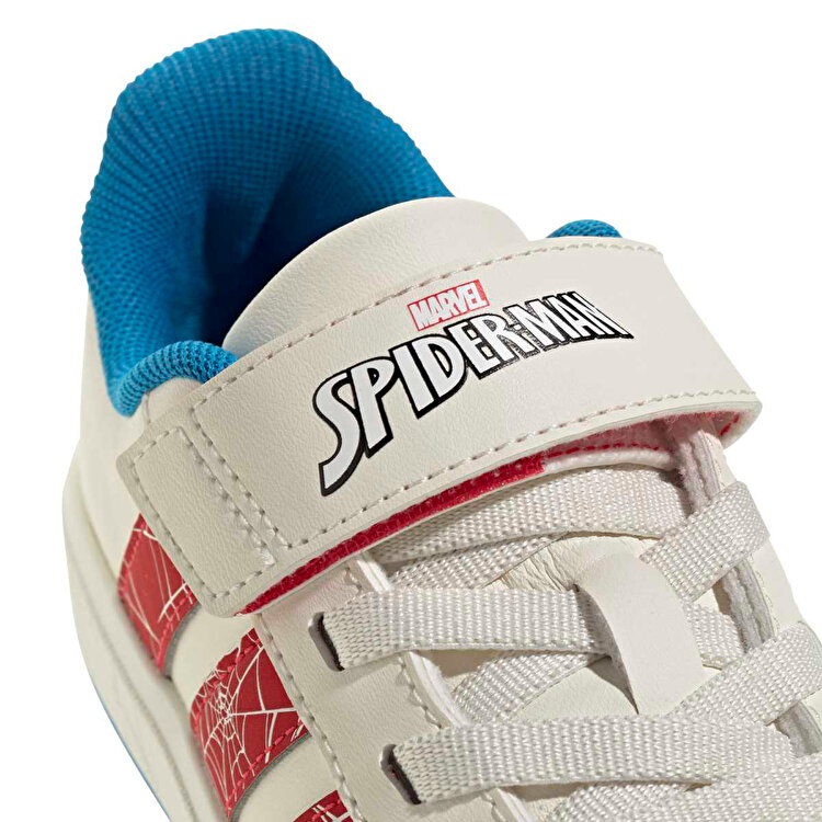 adidas Grand Court Spider Man Çocuk Beyaz Sneaker