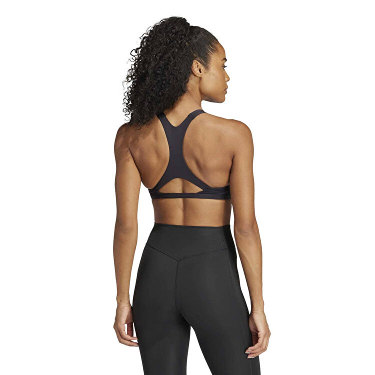 adidas Aero Impact Light Support Kadın Siyah Sporcu Sütyeni