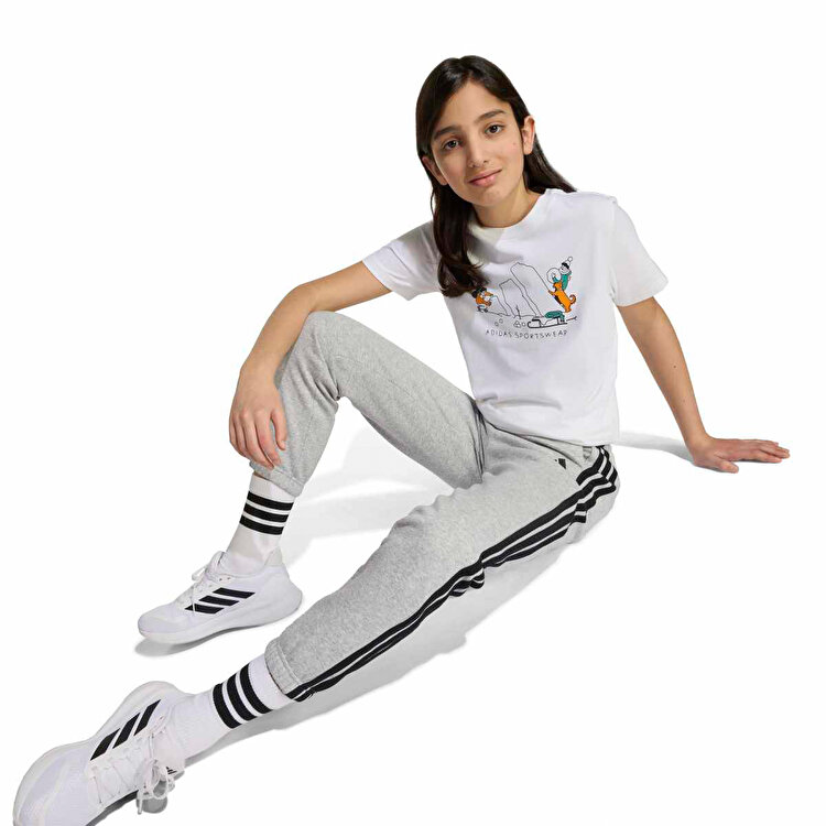 adidas Winter Sports Çocuk Beyaz Tişört