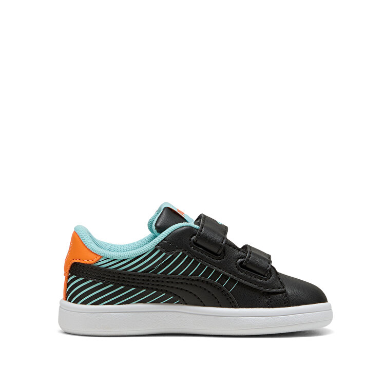 Puma Smash 3.0 Poised 2 Race Bebek Siyah Sneaker