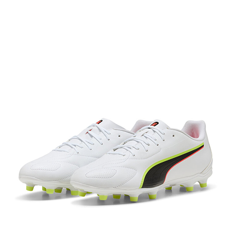 Puma King 20 Play Fg/Ag Erkek BEyaz Krampon
