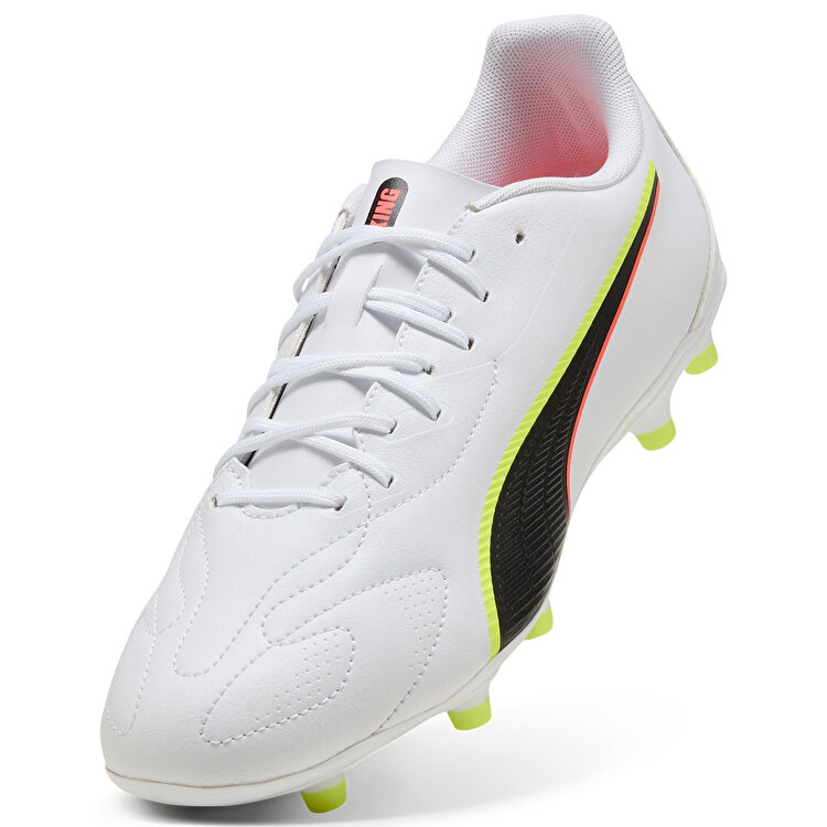 Puma King 20 Play Fg/Ag Erkek BEyaz Krampon
