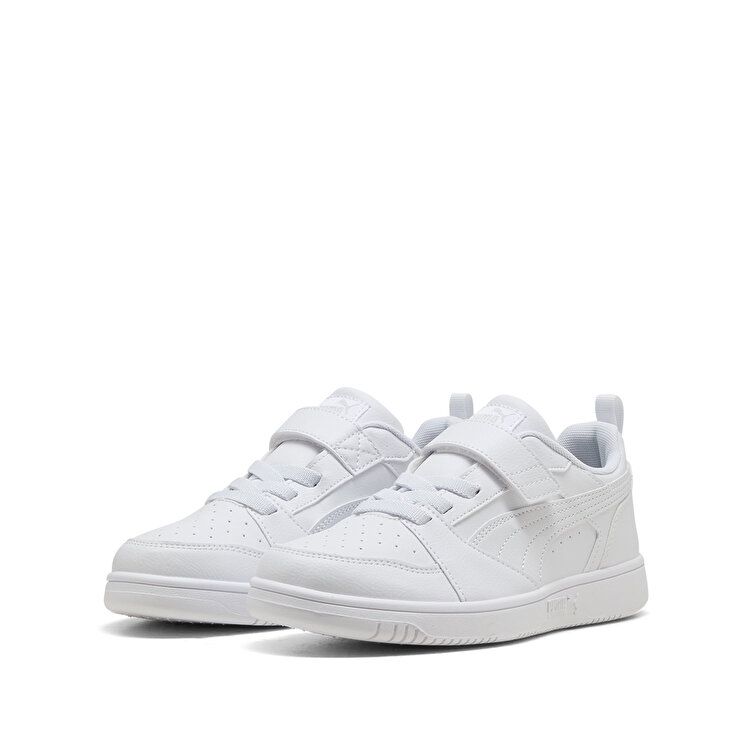Puma Rebound V6 Lo Ac Çocuk Beyaz Sneaker