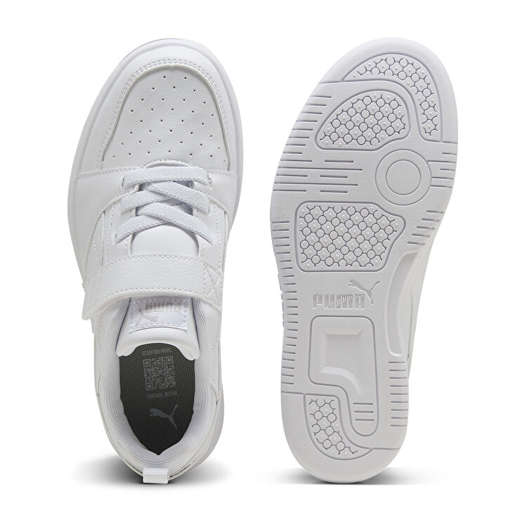 Puma Rebound V6 Lo Ac Çocuk Beyaz Sneaker