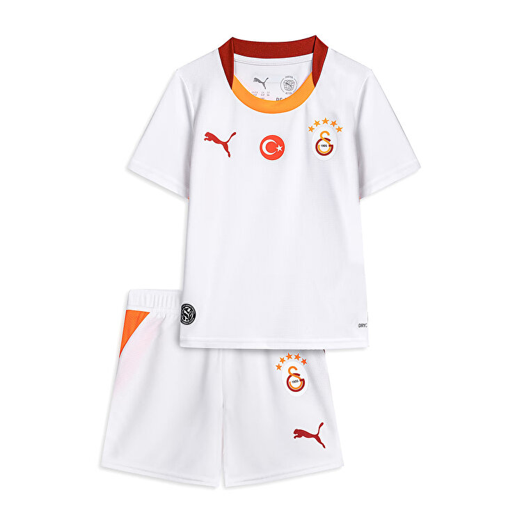 Puma Galatasaray 26/27 Çocuk Alternatif Beyaz Forma Seti