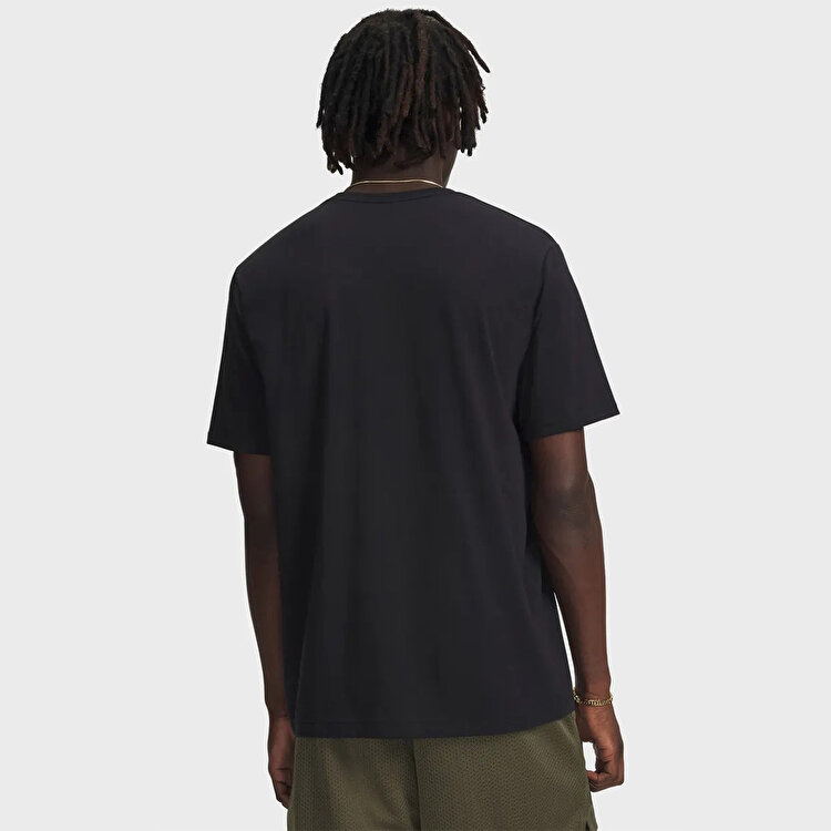 Under Armour 60/40s Armour Globe Erkek Siyah Tişört