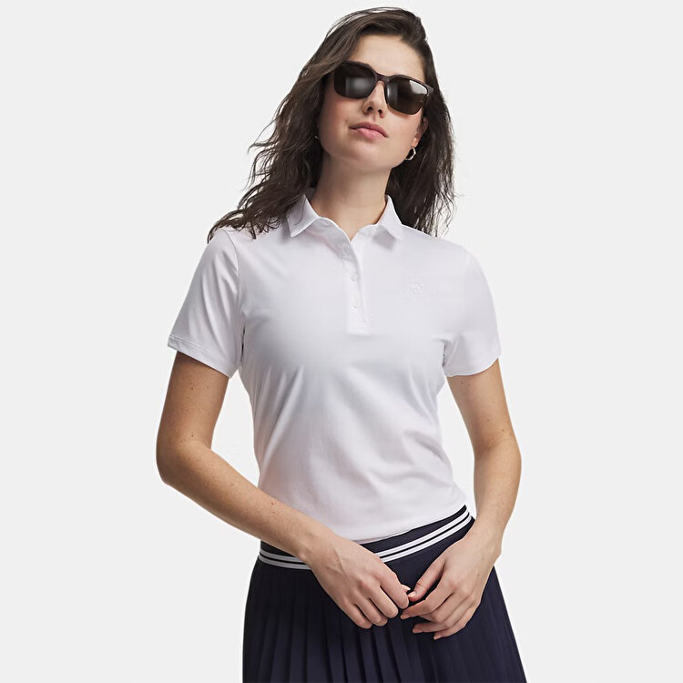 Under Armour Armourdry Kadın Beyaz Polo Yaka Tişört